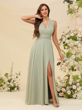 Elegante Chiffon-Abendkleider in Infinity-A-Linie für Brautjungfern zur Hochzeit #BM2507221
